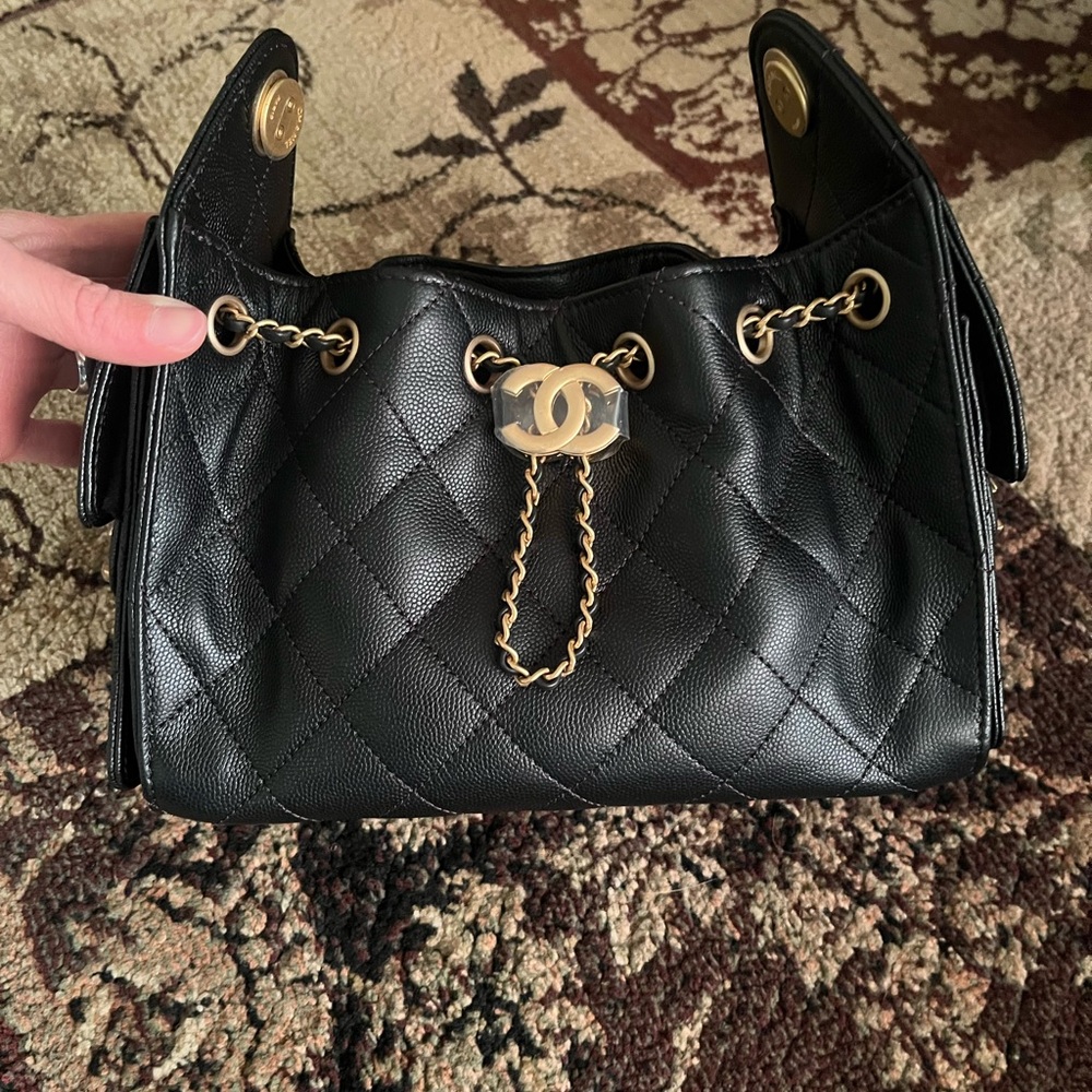 Brand New Chanel Mini 25 Black Caviar Leather GHW